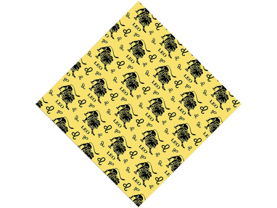 Roaring Lion Astrology Vinyl Wrap Pattern