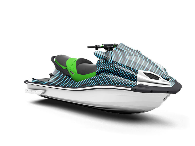 Robin Egg Polka Dot Jet Ski Vinyl Customized Wrap