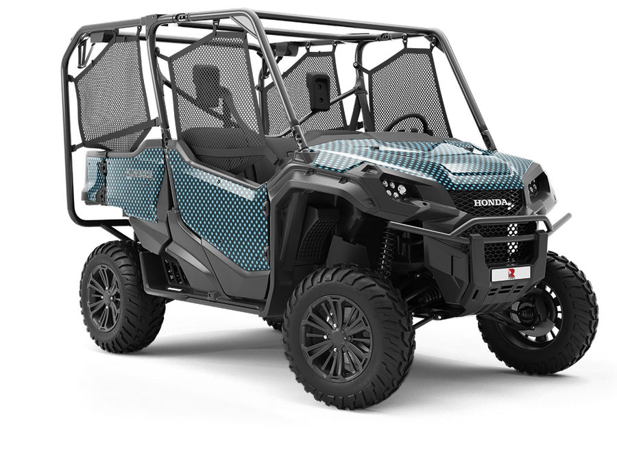 Robin Egg Polka Dot Utility Vehicle Vinyl Wrap