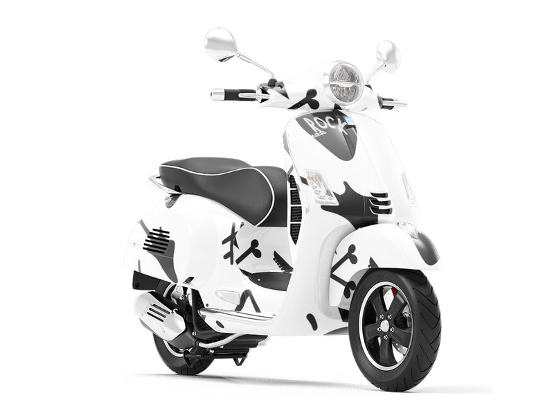 Rock King Music Vespa Scooter Wrap Film