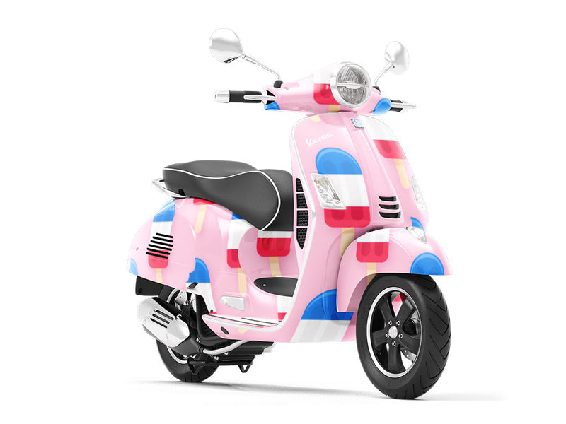 Rocket Pops Summertime Vespa Scooter Wrap Film