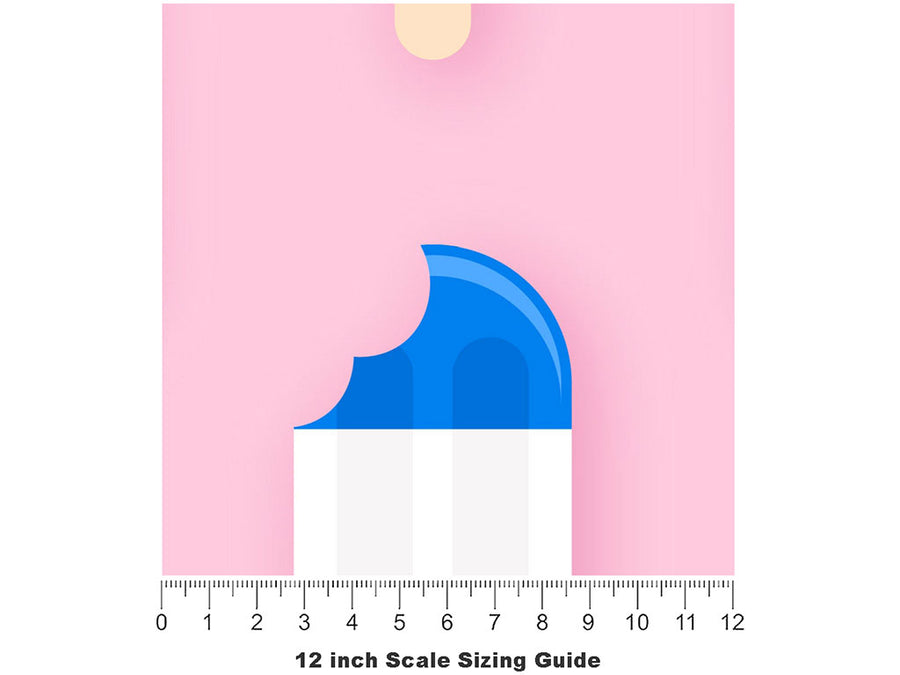 Rocket Pops Summertime Vinyl Film Pattern Size 12 inch Scale~Rwraps Rocket Pops Summertime Sizing Chart~2