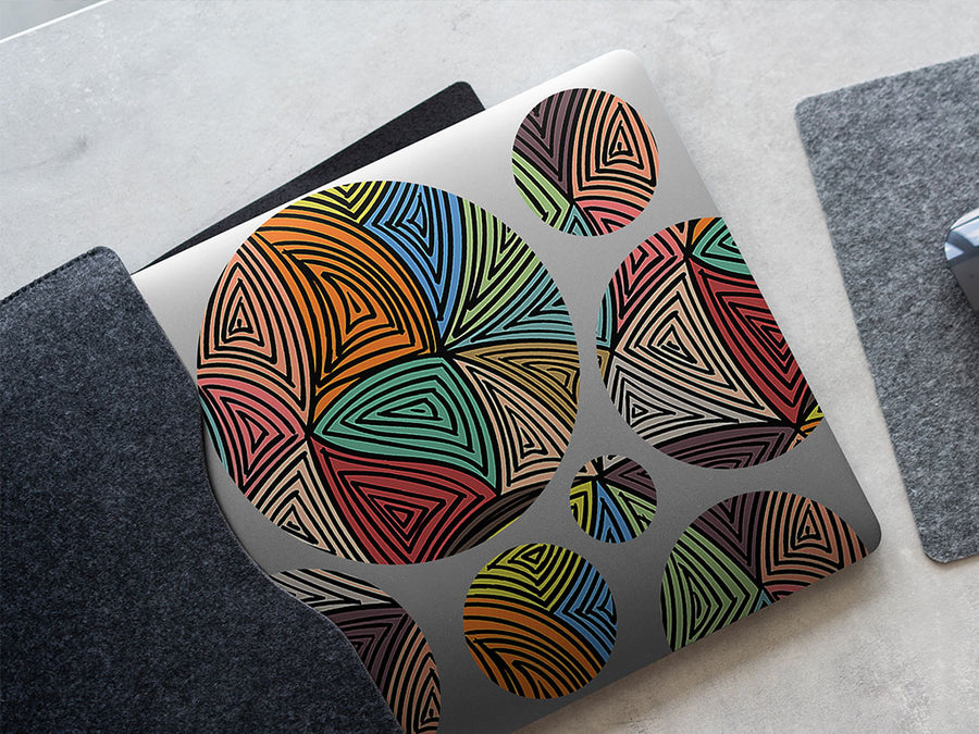rockstar vibes abstract geometric DIY Laptop Stickers