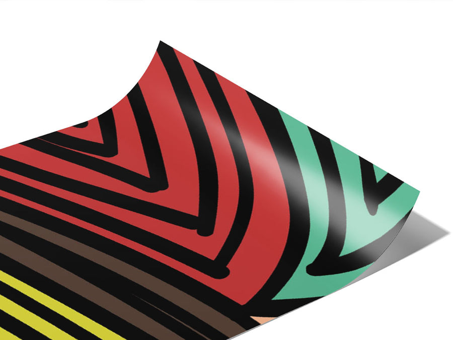 Rockstar Vibes Abstract Vinyl Wraps~Rwraps Series 914 Digitally Printed Vinyl Wrap~0