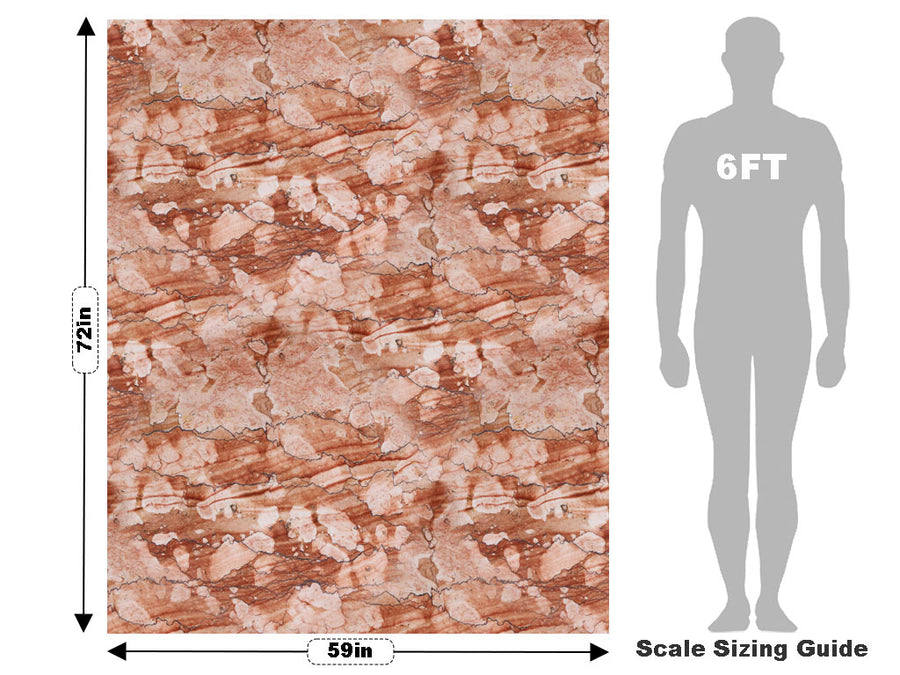 Rojo Coralito-Red Marble Vehicle Wrap Scale~Rwraps Series 914 Rojo Coralito-Red Marble Measurements~1