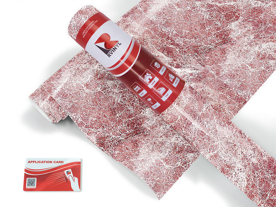 rojo levante red marble stone Craft Vinyl Roll