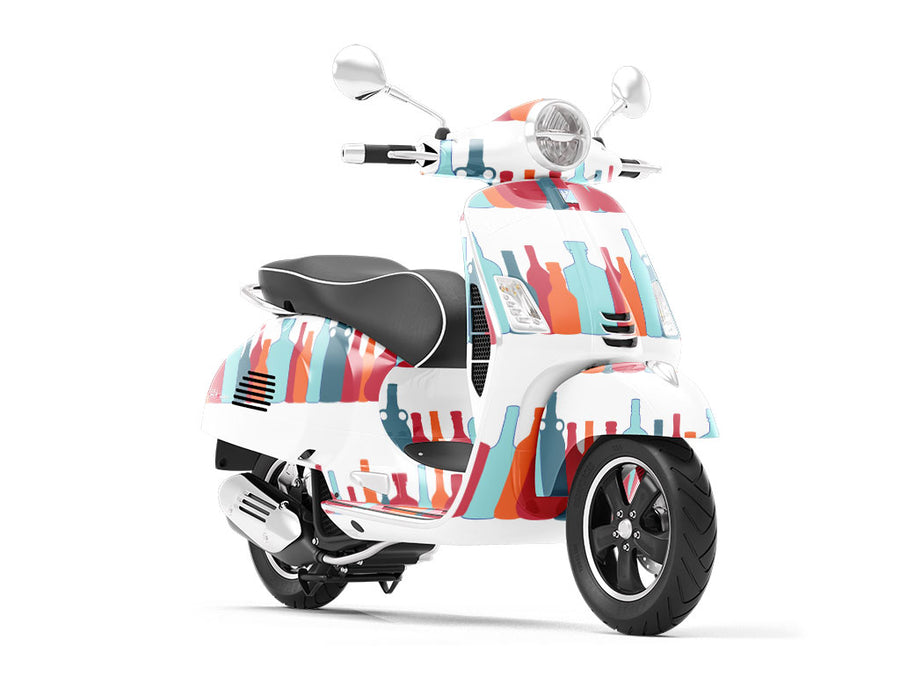 Roll Call Alcohol Vespa Scooter Wrap Film