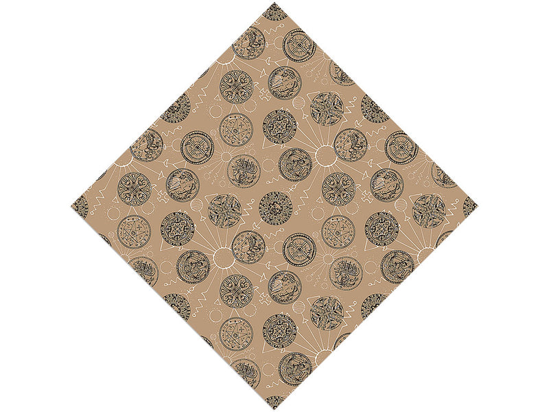 Roman Medallions Mystic Vinyl Wrap Pattern