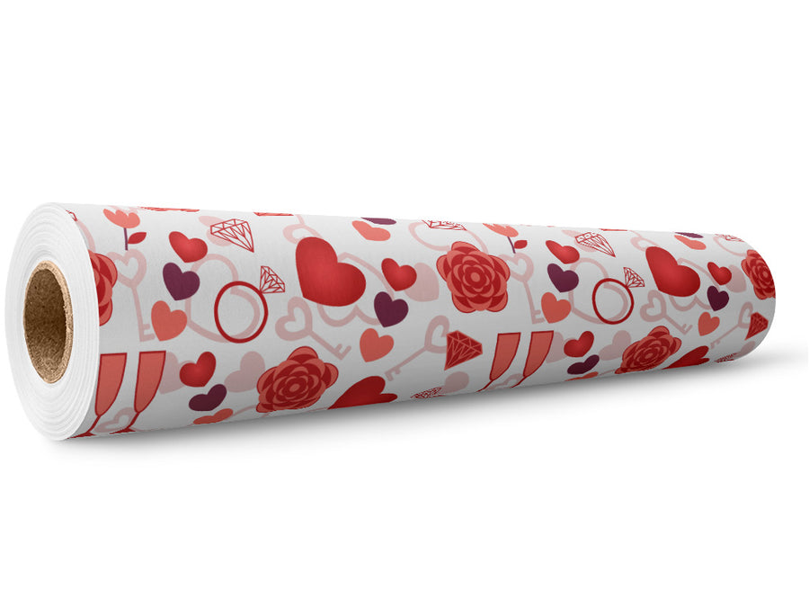 Romantic Evening Alcohol Wrap Film Wholesale Roll~Rwraps Series 914 Digitally Printed Vinyl Roll~5