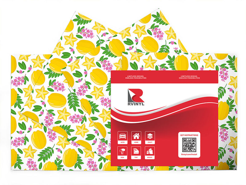 romantic kari fruit Craft Vinyl Sheet Pack