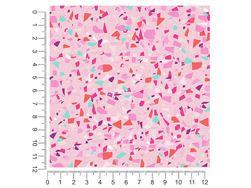 rosa terrazzo stone 1ft x 1ft Craft Sheets