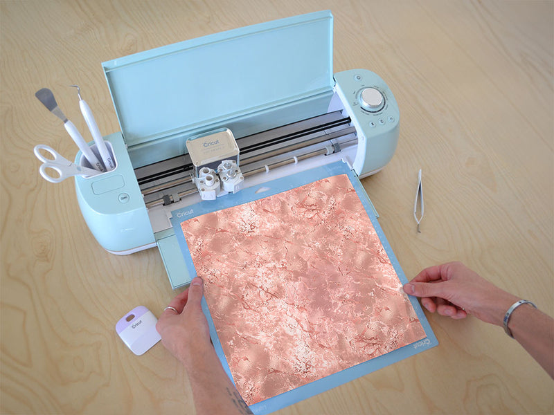 rosa zarci pink marble stone Cricut Compatible Vinyl