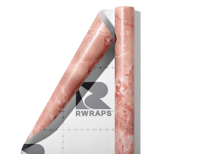 Rosa Zarci-Pink Marble Wrap Film Sheets~Rwraps Series 914 Rosa Zarci-Pink Marble Scrolled Sheet~3