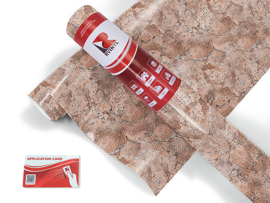 rosado coralito pink marble stone Craft Vinyl Roll