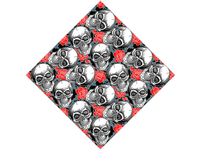 Rose Court Halloween Vinyl Wrap Pattern