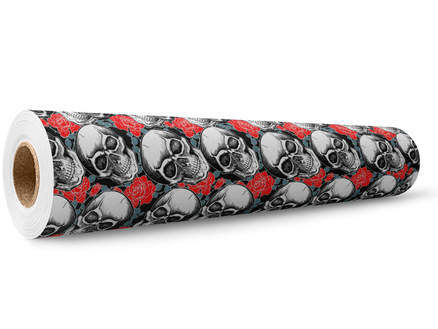 Rose Court Halloween Wrap Film Wholesale Roll~Rwraps Series 914 Digitally Printed Vinyl Roll~5