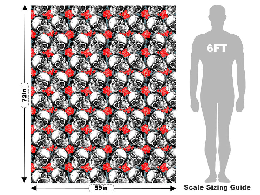 Rose Court Halloween Vehicle Wrap Scale~Rwraps Series 914 Rose Court Halloween Measurements~1