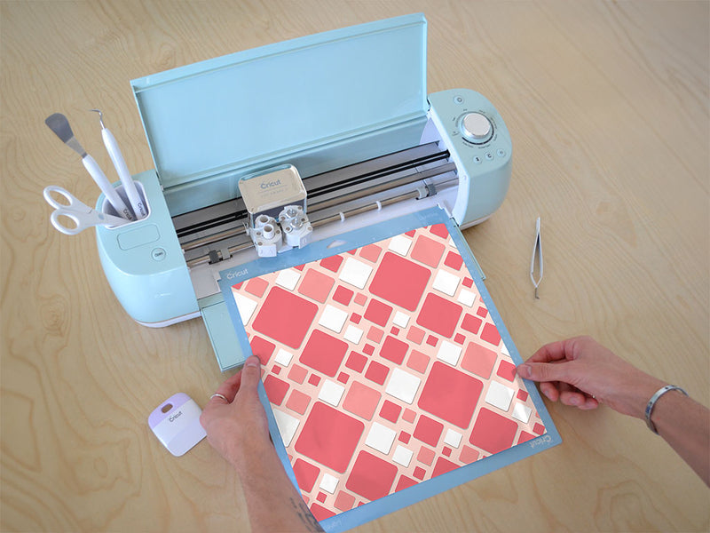 rose dust mosaic Cricut Compatible Vinyl