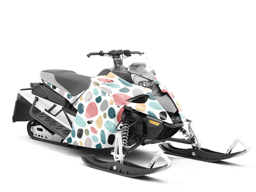 Rosewood Cobblestone Custom Wrapped Snowmobile