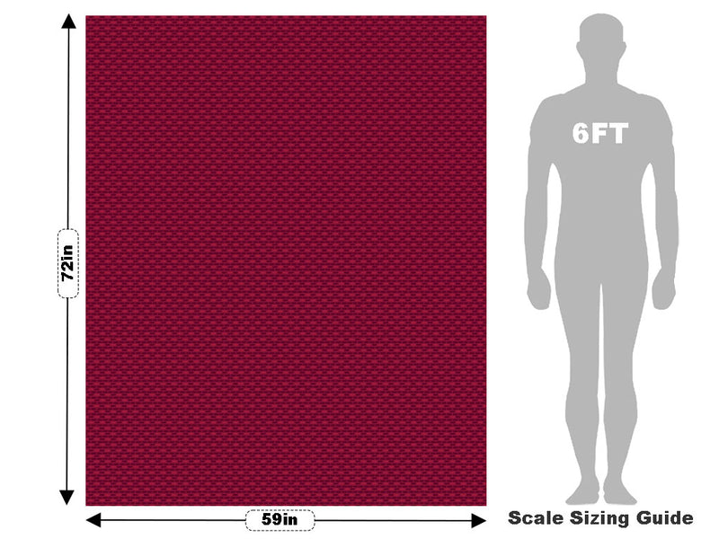 Rosewood Pink Brick Vehicle Wrap Scale~Rwraps Series 914 Rosewood Pink Brick Measurements~2