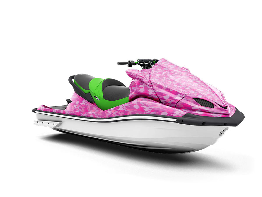 Rouge Woodland Camouflage Jet Ski Vinyl Customized Wrap