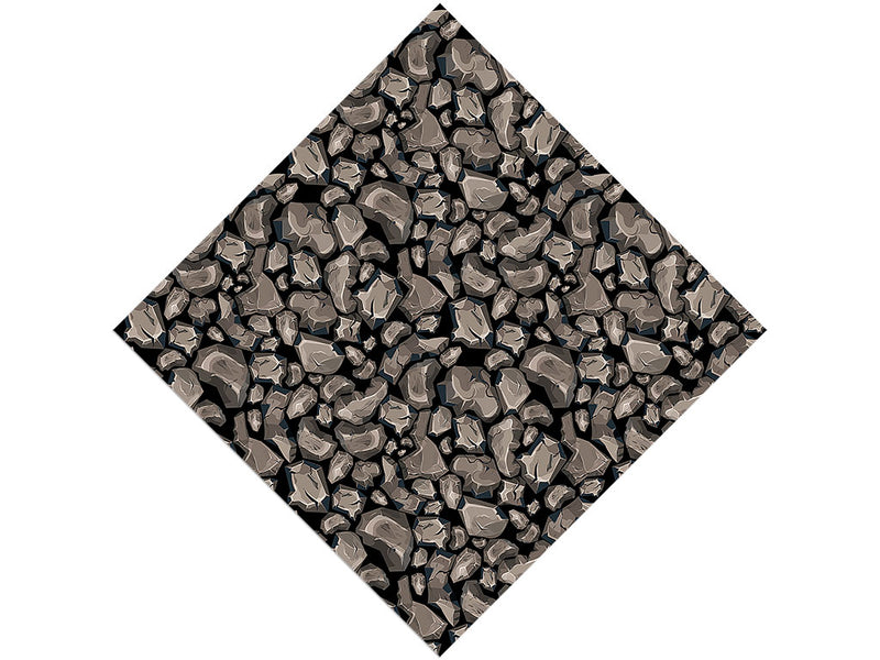 Rough Brown Cobblestone Vinyl Wrap Pattern
