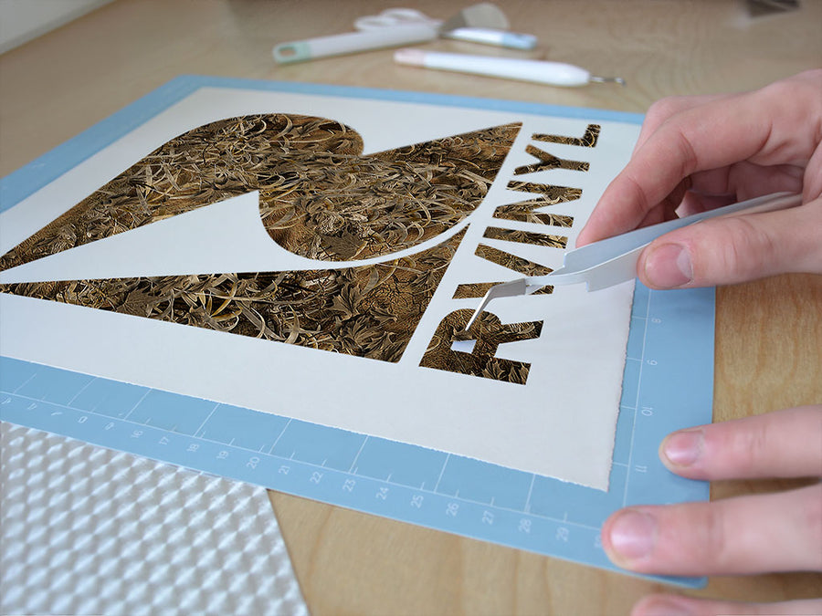 rough grassland camouflage Easy Weed Craft Vinyl