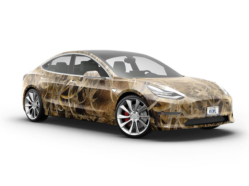 Rough Grassland Camouflage Vehicle Vinyl Wrap