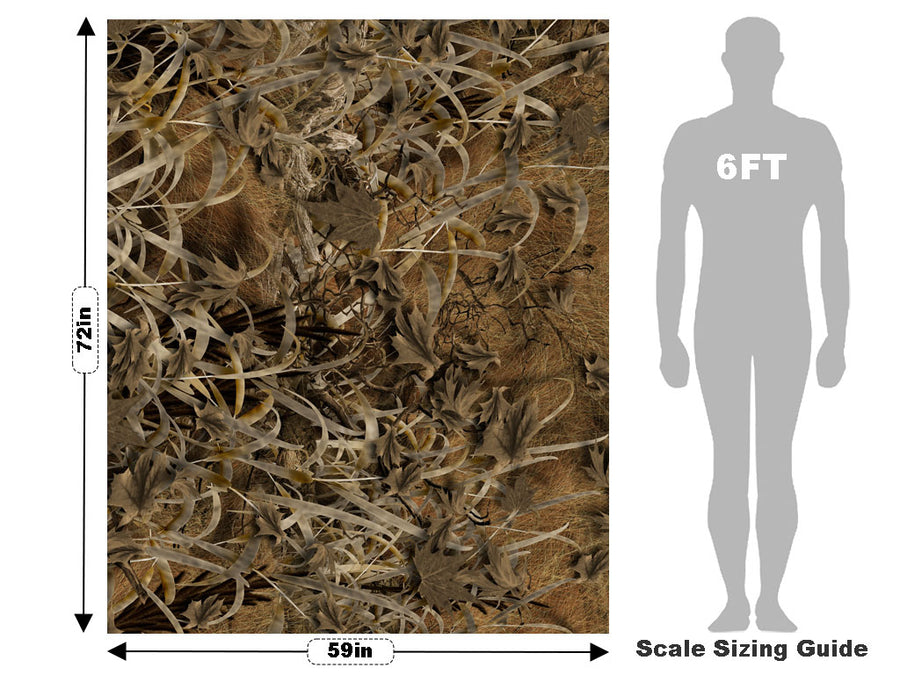 Rough Grassland Camouflage Vehicle Wrap Scale~Rwraps Series 914 Rough Grassland Camouflage Measurements~1