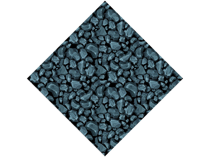 Rough Silver Cobblestone Vinyl Wrap Pattern