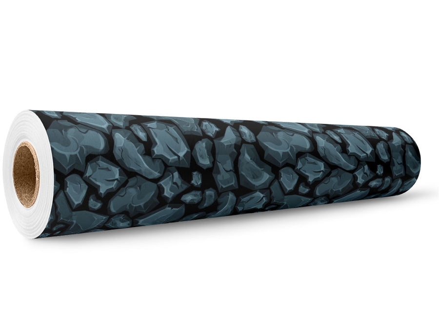 Rough Silver Cobblestone Wrap Film Wholesale Roll~Rwraps Series 914 Digitally Printed Vinyl Roll~5