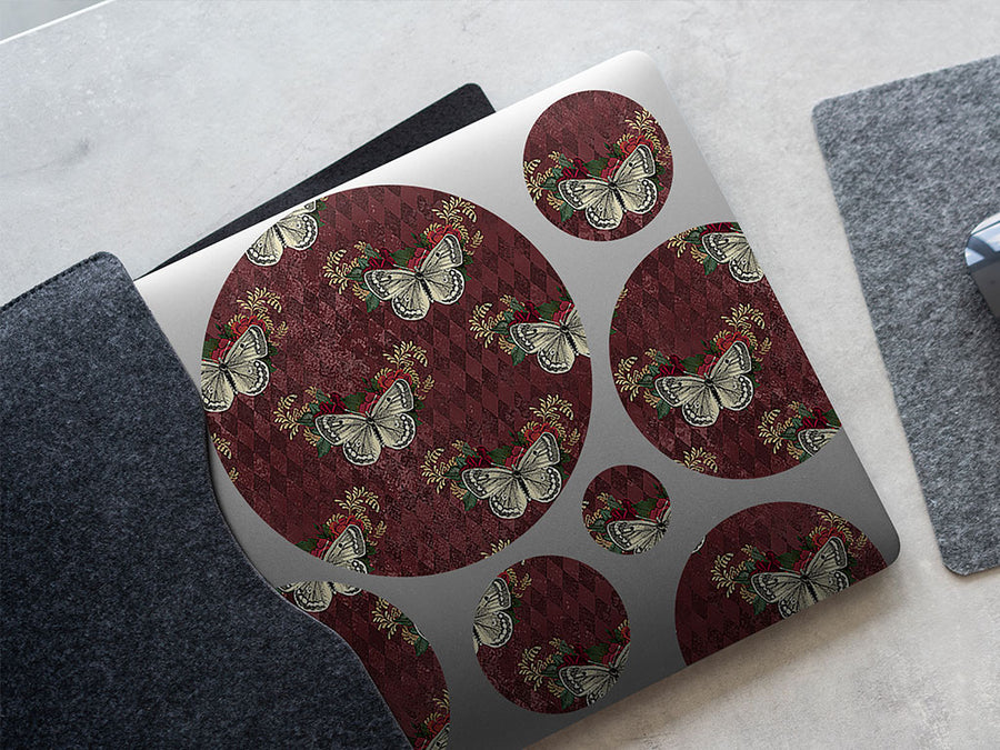 royal moths gothic DIY Laptop Stickers