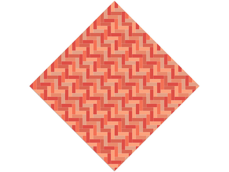 Royal Orange Brick Vinyl Wrap Pattern