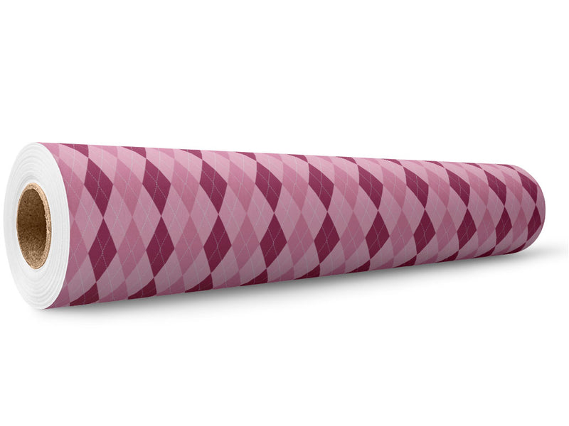 Royal Princess Argyle Wrap Film Wholesale Roll~Rwraps Series 914 Digitally Printed Vinyl Roll~5