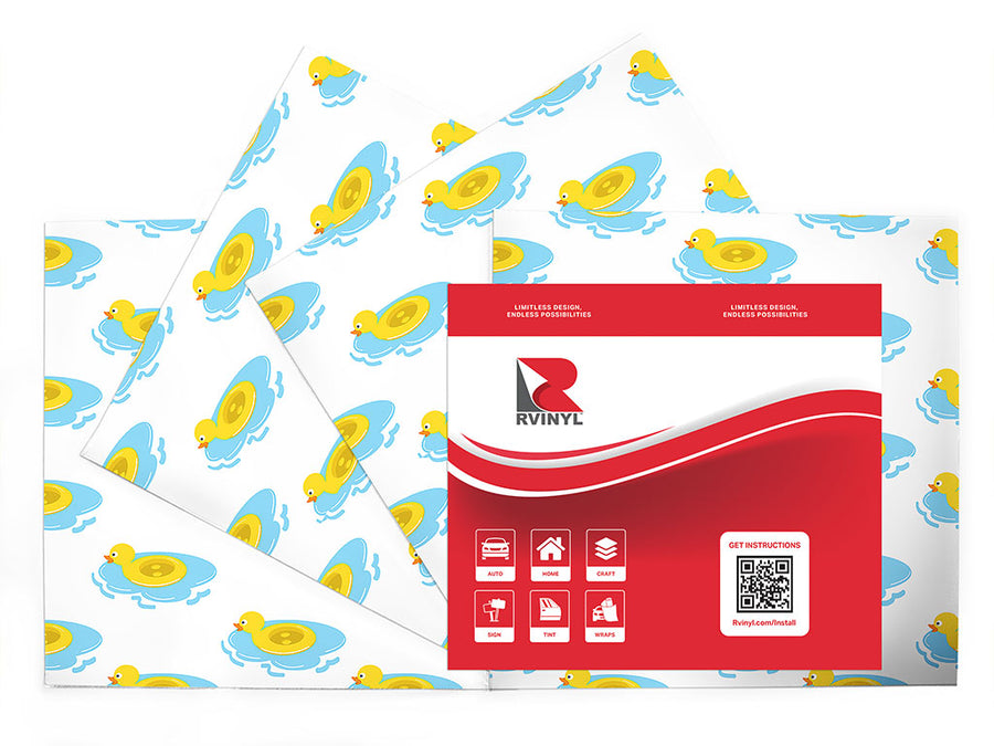 rubber duckie bird Craft Vinyl Sheet Pack