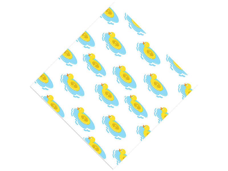 Rubber Duckie Birds Vinyl Wrap Pattern