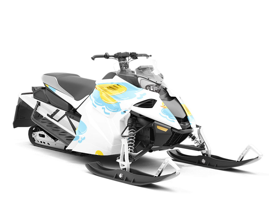 Rubber Duckie Birds Custom Wrapped Snowmobile