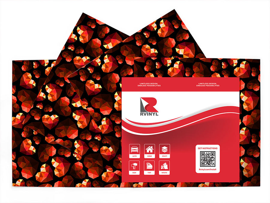 ruby offerings heart Craft Vinyl Sheet Pack