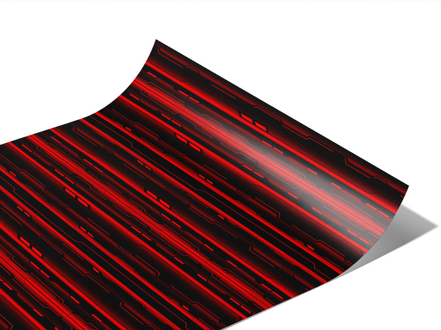 Ruby Red Technology Vinyl Wraps~Rwraps Series 914 Digitally Printed Vinyl Wrap~1