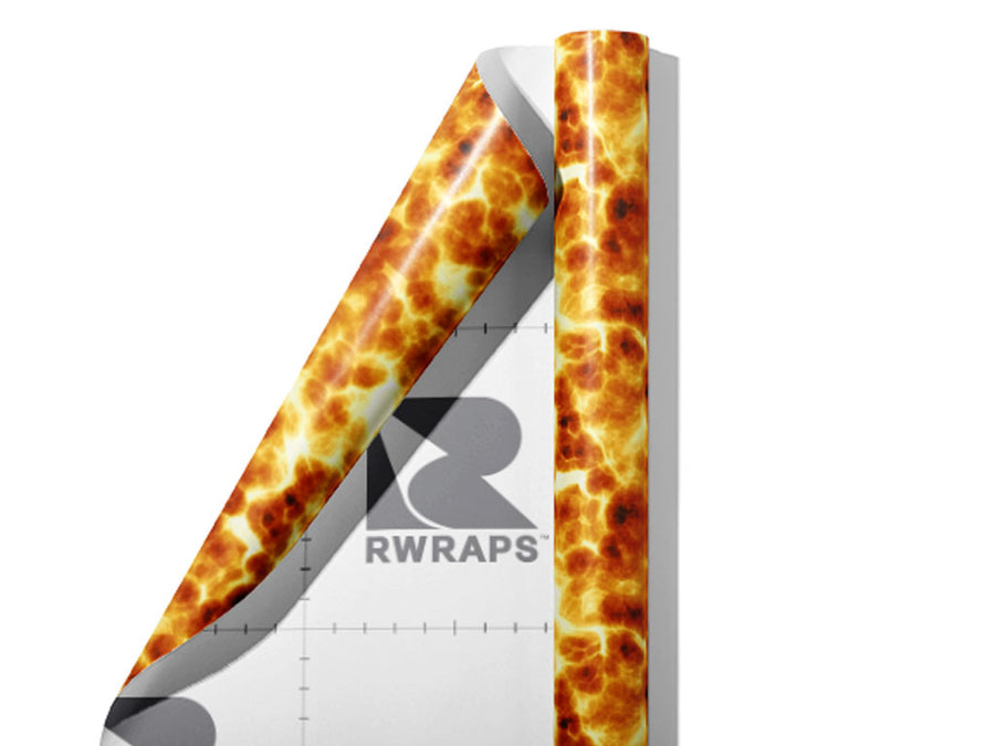 Run Away Lava Wrap Film Sheets~Rwraps Series 914 Run Away Lava Scrolled Sheet~3