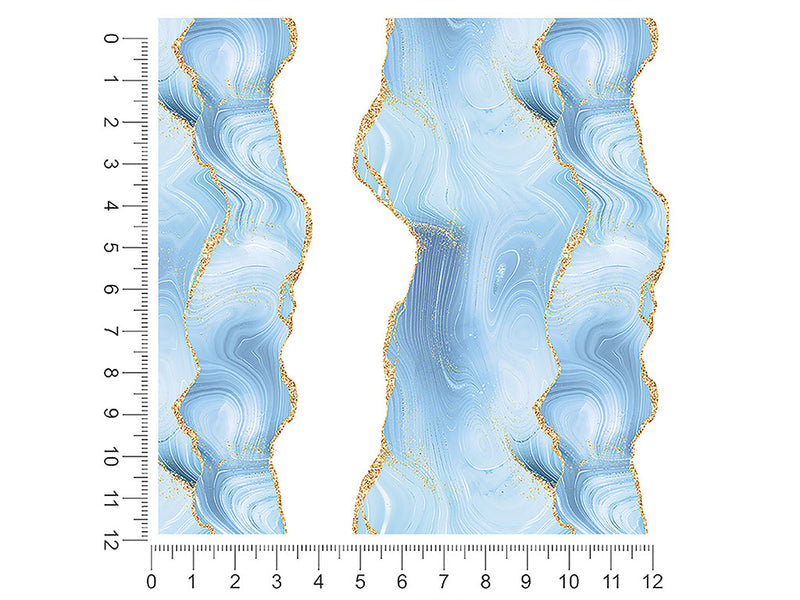 rushing river gemstone films 1ft x 1ft Craft Sheets