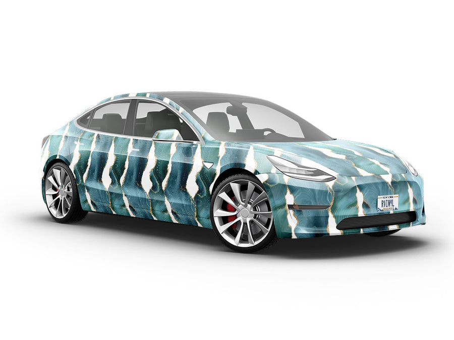 Rushing Tides Gemstone Vehicle Vinyl Wrap