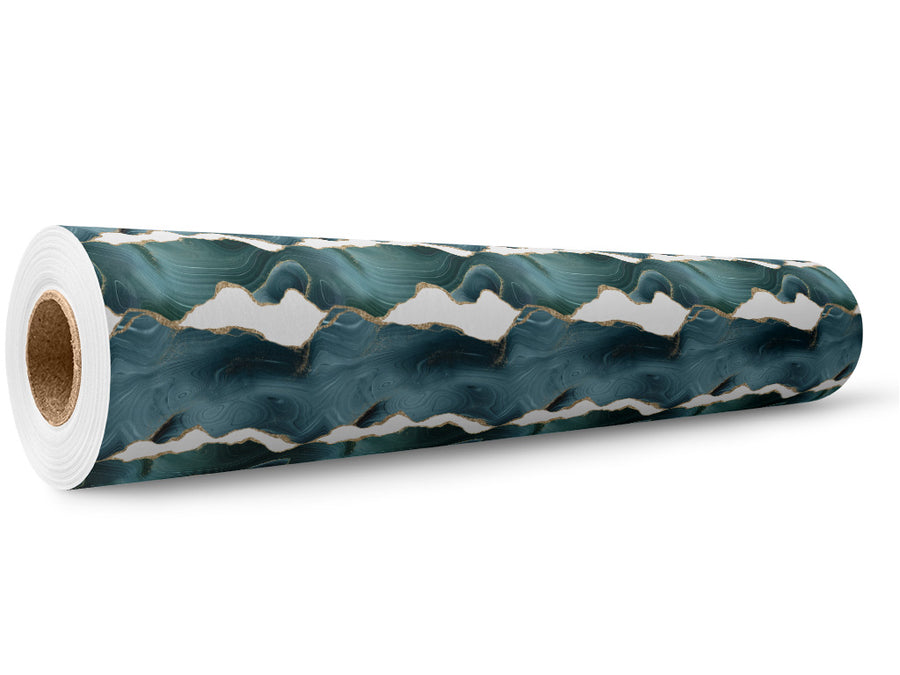 Rushing Tides Gemstone Wrap Film Wholesale Roll~Rwraps Series 914 Digitally Printed Vinyl Roll~5