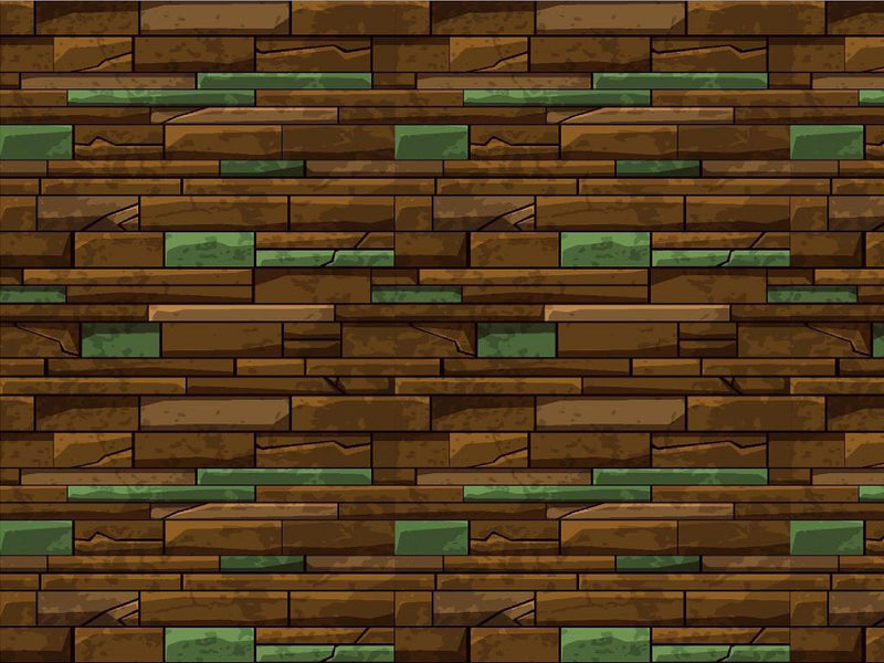 Russet Brown Brick Vinyl Wrap Pattern~Rwraps Series 914 Digitally Printed Vinyl Wrap~0