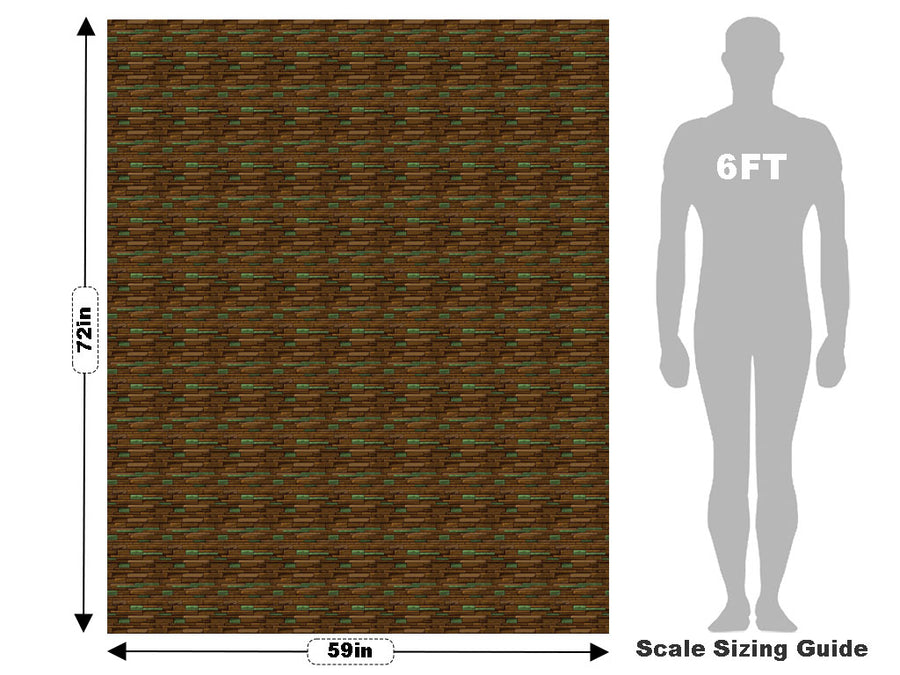 Russet Brown Brick Vehicle Wrap Scale~Rwraps Series 914 Russet Brown Brick Measurements~2