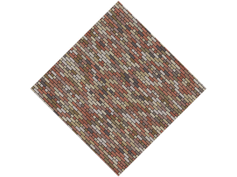 Russet Brick Vinyl Wrap Pattern