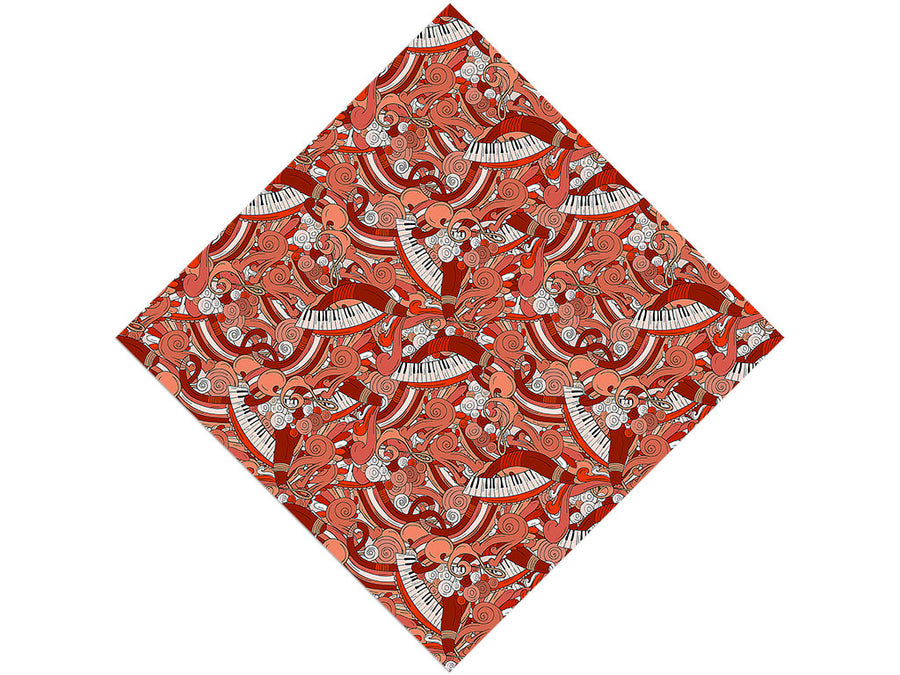 Rust Chords Music Vinyl Wrap Pattern