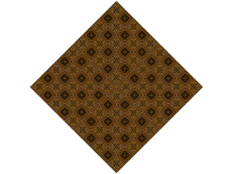 Rusted Squares Mosaic Vinyl Wrap Pattern