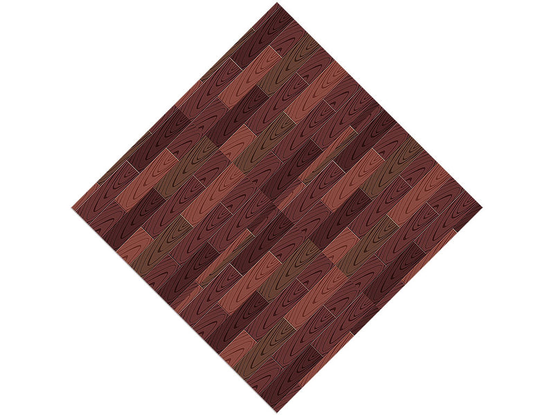 Rustic Floor Wooden Parquet Vinyl Wrap Pattern