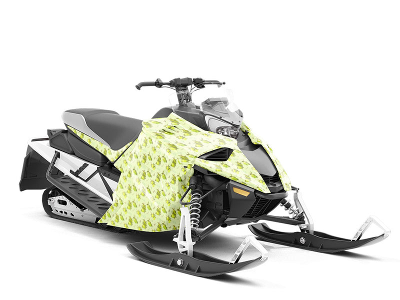 Rustic Russet Fruit Custom Wrapped Snowmobile